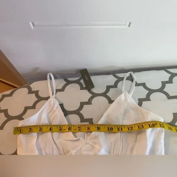 J.Crew Embroidered midi dress in ramie NWT Size 4 - Picture 3 of 9